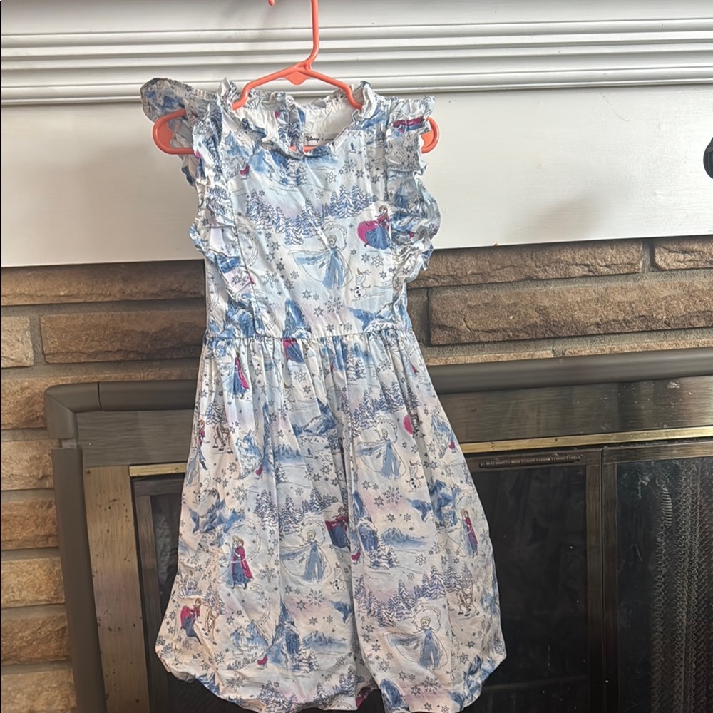 Janie and Jack Blue and Pink Kids Dress